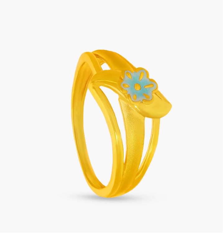 The Teal Flower Ring
